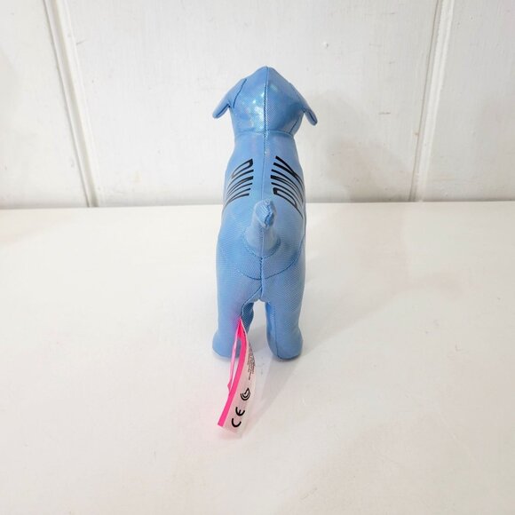 Victorias Secret Pink Blue Dog Collectible Plush SmallFigurine - Picture 5 of 5